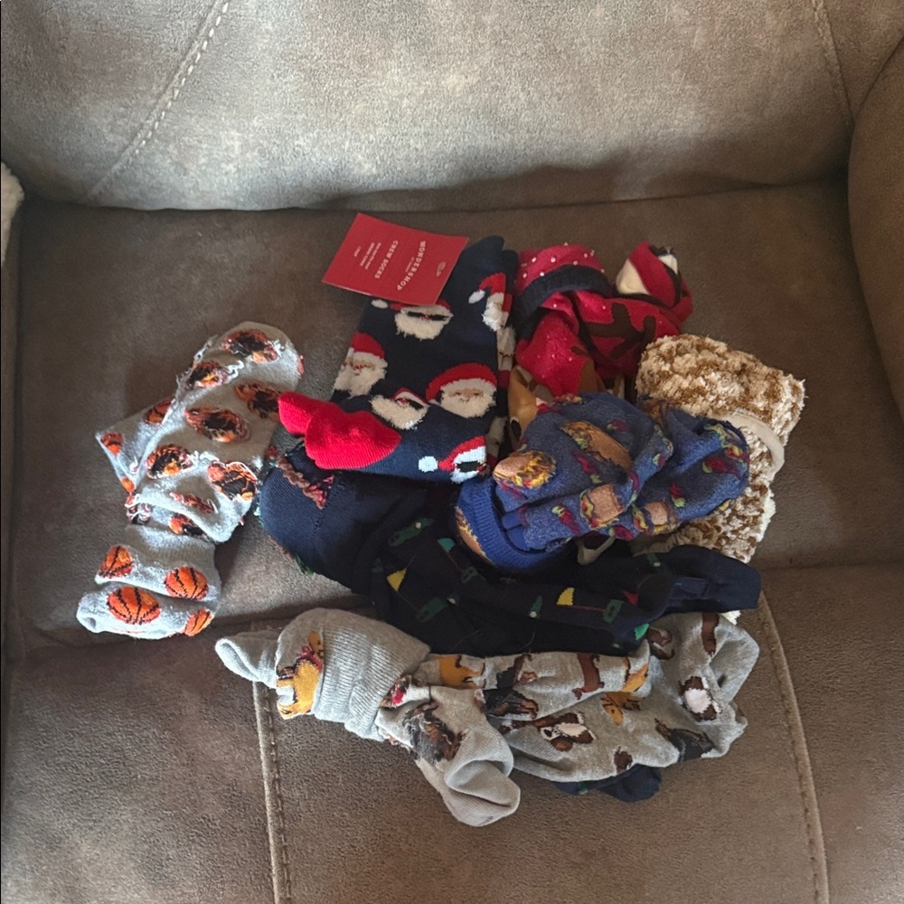 Festive and Fun Patterned Boys Socks Collection